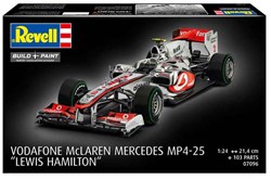 Revell Modellbau Formel 1 Auto Vodafone McLaren Mercedes MP4-25 Lewis Hamilton Maßstab 1:24