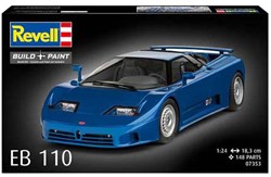 Revell Modellbausatz Auto Bugatti EB110 1:24 - Kunststoff Supercar Set