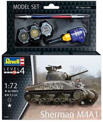 Revell kit de modélisme char Sherman 1:72 - 86 pièces jouet