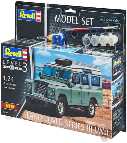 Revell Modellbau Land Rover Series III LWB 1:24 - 184 Teile-3