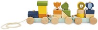 Trixie train d'animaux en bois FSC jouet coloré pour enfants