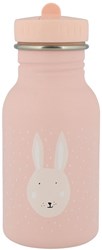 Trixie Trinkflasche Edelstahl Kinder 350ml Mrs. Rabbit auslaufsicher rosa