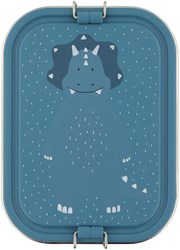 Trixie Brotdose Lunchbox für Kinder - Mr. Triceratops - Edelstahl - Blau - Dino