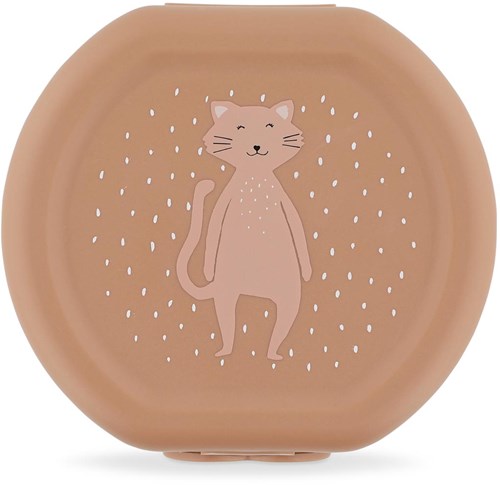Trixie boîte à goûter set - lunchbox à clip Mrs. Cat - sans BPA rose