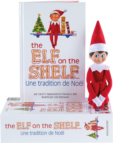 Elf On The Shelf Weihnachts-Elf Junge französisch mit Buch - magisches Spielzeug