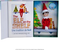 Elf On The Shelf Weihnachts-Elf Junge französisch mit Buch - magisches Spielzeug-2