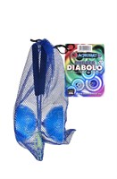 Eureka set de jouet diabolo avec baguettes en aluminium - bleu clair-2