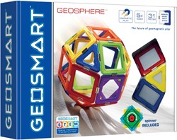 GeoSmart jouet de construction magnétique GeoSphere 31 pièces coloré
