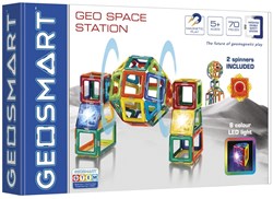 GeoSmart magnetisches Konstruktionsspielzeug GeoSpace Station 70-teilig Raumstation
