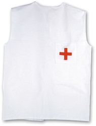 Egmont Toys Tablier de médecin avec bonnet 54x44 cm