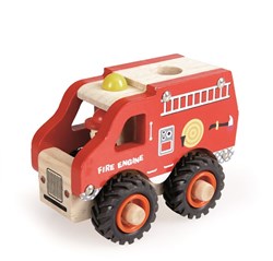 Egmont Toys Véhicule de pompiers en bois 13x8x10 cm