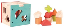 Egmont Toys Cube en bois 13x13x13 cm