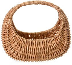 Egmont Rieten mand ovaal ca. 19x18x12 cm