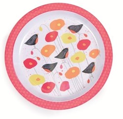 Egmont Toys Kindergeschirr Teller Mohnblume 21,5 cm Melamin