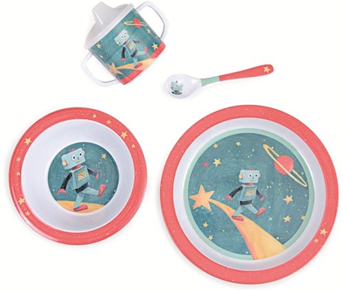 Egmont Toys Küchenutensil Löffel Astro Robot - Kinderbesteck Geschenk
