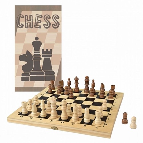 Egmont Toys Schachspiel aus Holz 29x29x3 cm