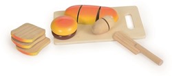 Egmont Toys Set de pain en bois 50x12x4 cm