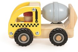 Egmont Toys Wagon de ciment bois 12x7,5x9 cm