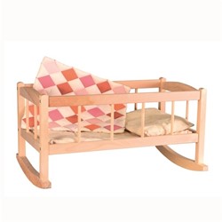 Egmont Toys Berceau en bois avec couverture 50x30x27 cm