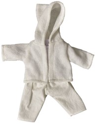 Egmont Toys Ensemble de vêtements pour poupée crème/blanc