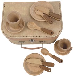 Egmont Toys Frühstücksset aus Holz im Koffer