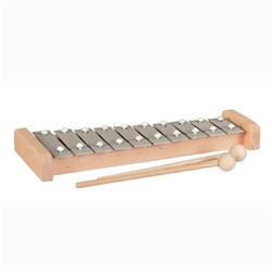 Egmont Toys Xylophon Metall 10 Töne 28x12x4 cm