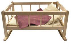 Egmont Toys Holzwiege mit Decke 50x30x27 cm