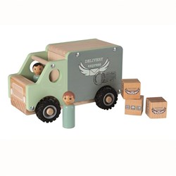 Egmont Toys Großer Lieferwagen aus Holz 20x10x12 cm