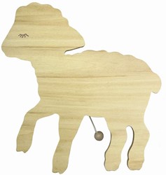 Egmont Toys boîte à musique murale en bois mouton Mary décoration chambre enfant
