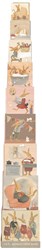 Egmont Toys Stapelwürfel Karton Kaninchenfamilie Lernspielzeug 15x15x15 cm