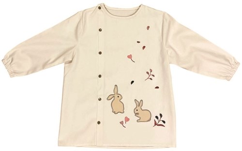 Egmont Toys Bastelschürze Baumwolle weißes Kaninchen für Kinder 3-7 Jahre