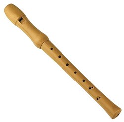 Egmont Toys flûte à bec instrument de musique en bois pour enfants 3+