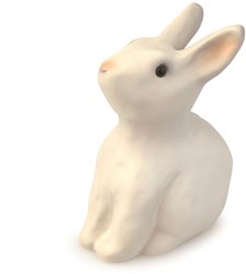 Egmont Toys Spardose Hase Dekoration - bunte Kinderspardose 16x10x12 cm