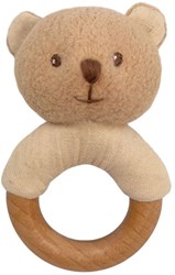Egmont Toys Kuscheltier Rassel Bär aus Bio-Baumwolle 11 cm Babyspielzeug