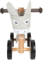 Small Foot Holz Laufrad Esel mit Lenkertasche - grau - Kleinkindspielzeug-3