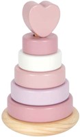 Small Foot - Houten Stapeltoren Roze - 7dlg.-2