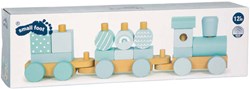 Small Foot train en bois bleu jouet éducatif pour enfants