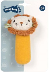 Small Foot jouet d'éveil en tissu hochet lion bébé sensoriel