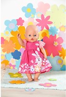 BABY born Puppenkleid Blumen rosa - Puppenkleidung 43 cm-2
