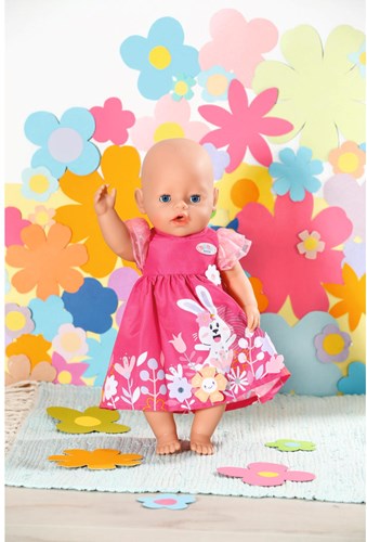 BABY born Puppenkleid Blumen rosa - Puppenkleidung 43 cm-2