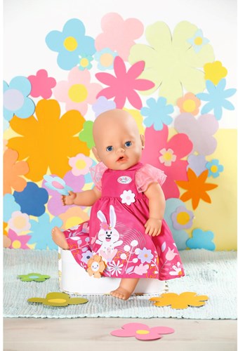 BABY born Puppenkleid Blumen rosa - Puppenkleidung 43 cm-3