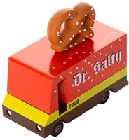 Candylab Holzspielzeugbus Brezel Bus Dr. Salty - fantasievolles Spielzeugauto-2