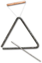 Choroi set de triangles fer martelé instrument de musique pour enfants