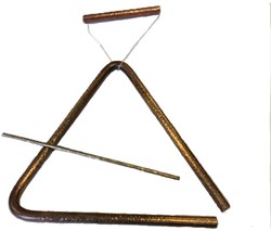 Choroi triangle instrument de musique bronze grand - jeu sonore artisanal