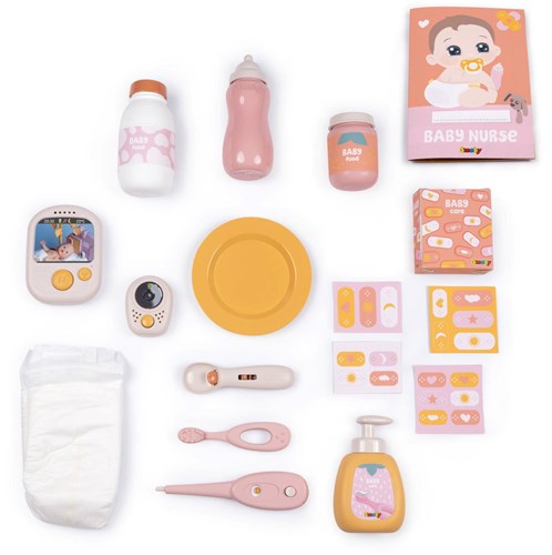Smoby chambre de jeu pour poupée Baby Nurse Cocoon avec accessoires-3