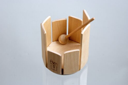 Auris Musikinstrument Rührtrommel Melodie - Holz Rührxylophon für Kinder