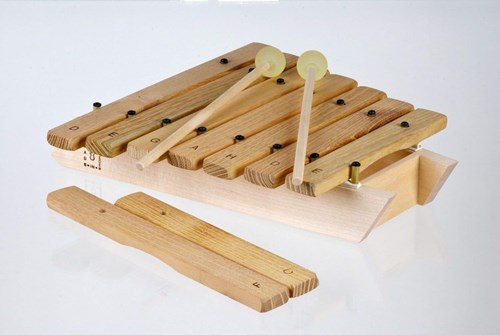 Auris Xylophon pädagogisches Musikinstrument pentatonisch 7 Töne Holz