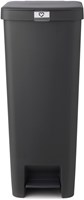 Brabantia poubelle à pédale 40L Dark Grey - durable et spacieuse