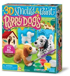 4M 3D-Hündchen gießen und bemalen