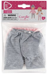 Corolle 9000210730 - Ma Corolle / 2 Leggins in grau und pink